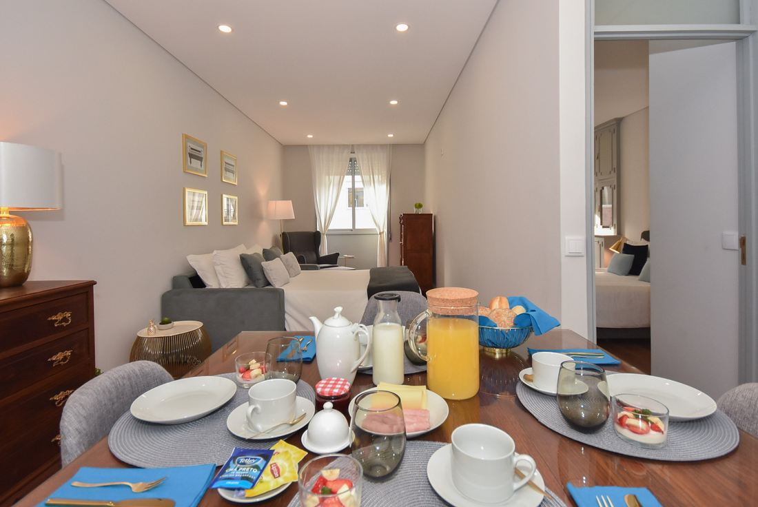 Blue Foz — The table set for breakfast