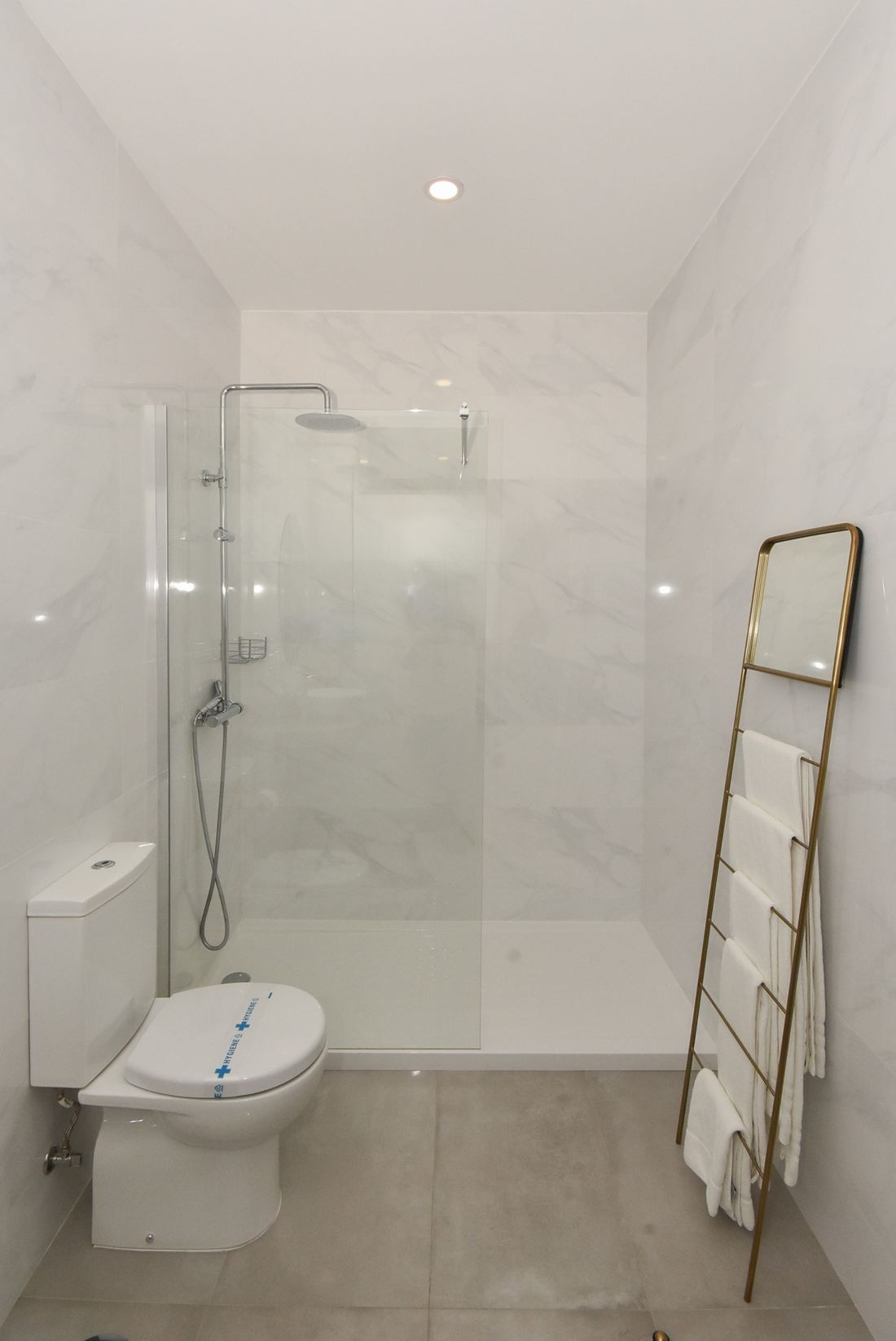 Blue Foz — The bathroom with rain shower