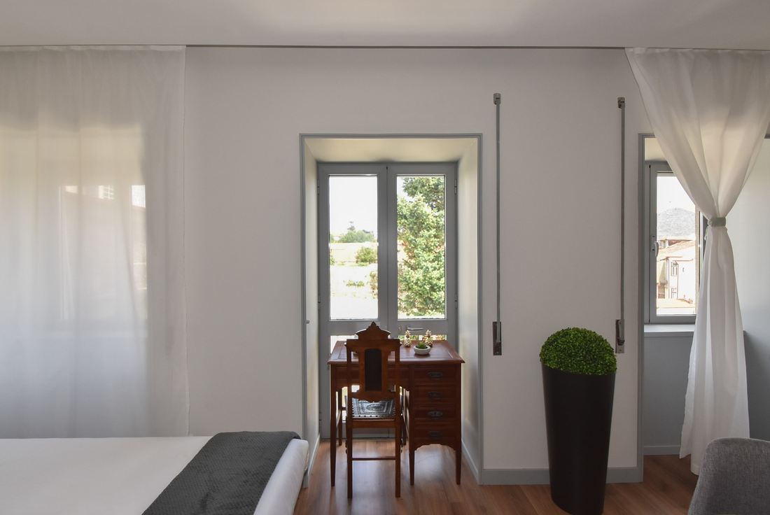 Green Baixa — The writing desk under the window